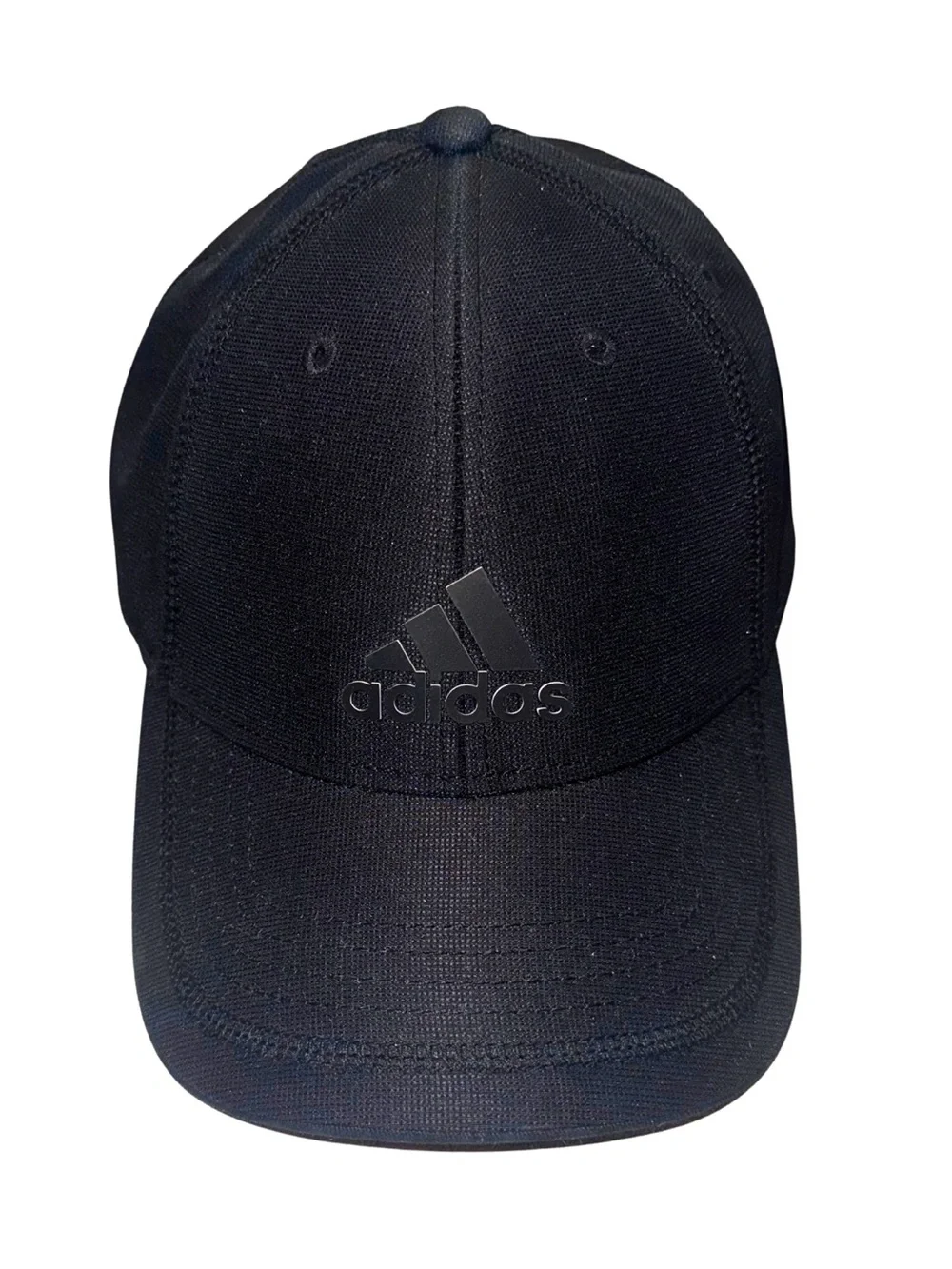 Adidas AEROREADY Black Tonal Logo Adjustable Performance Baseball Cap